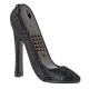 Vividbling Crystal High Heel Phone Black
