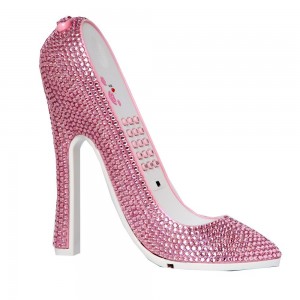 Vividbling Crystal High Heel Phone Baby Pink